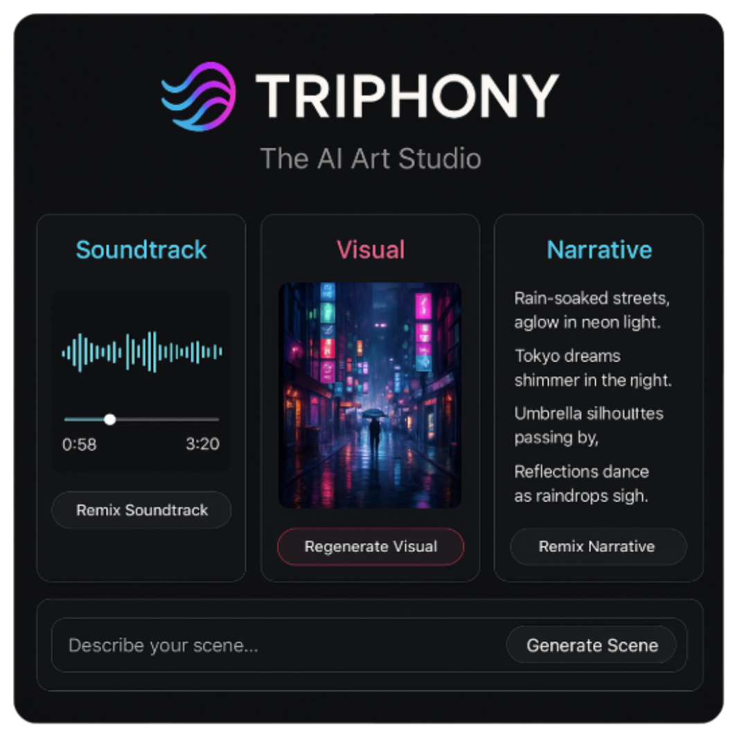 AI Art Studio — prompt to short cinematic clip
