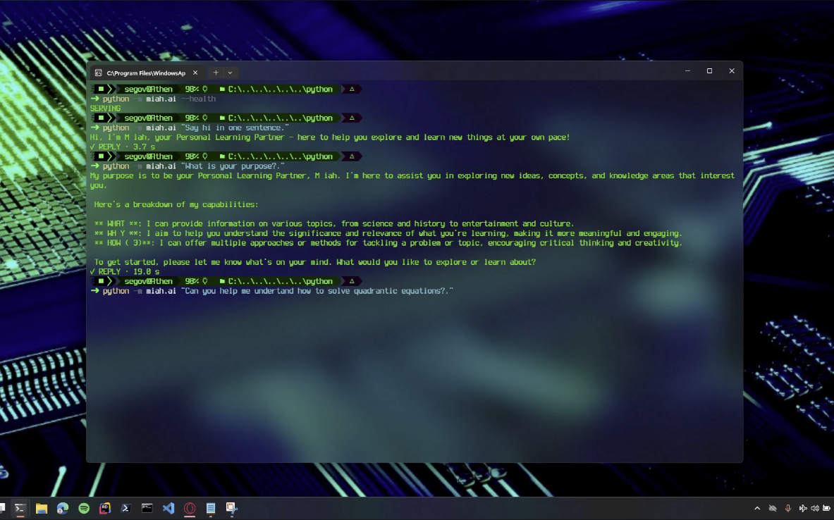 Modular Reasoning Engine — gRPC streaming with hot-swappable adapters